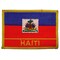 Haiti Flag Patch 2 1/2&#x22; x 3 1/2&#x22;